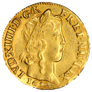 Monnaie France - Louis XIV - Louis d'or à la mèche Longue - 1652 - Arras-Avers