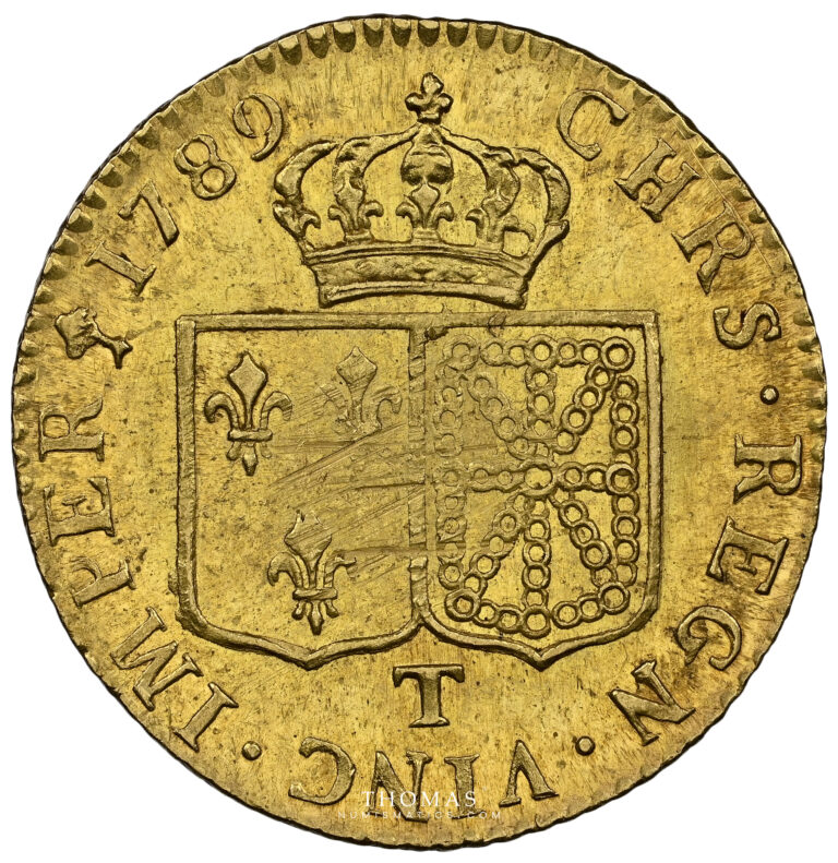 Gold - Louis xvi Louis or 1789 T nantes NGC MS 61 reverse