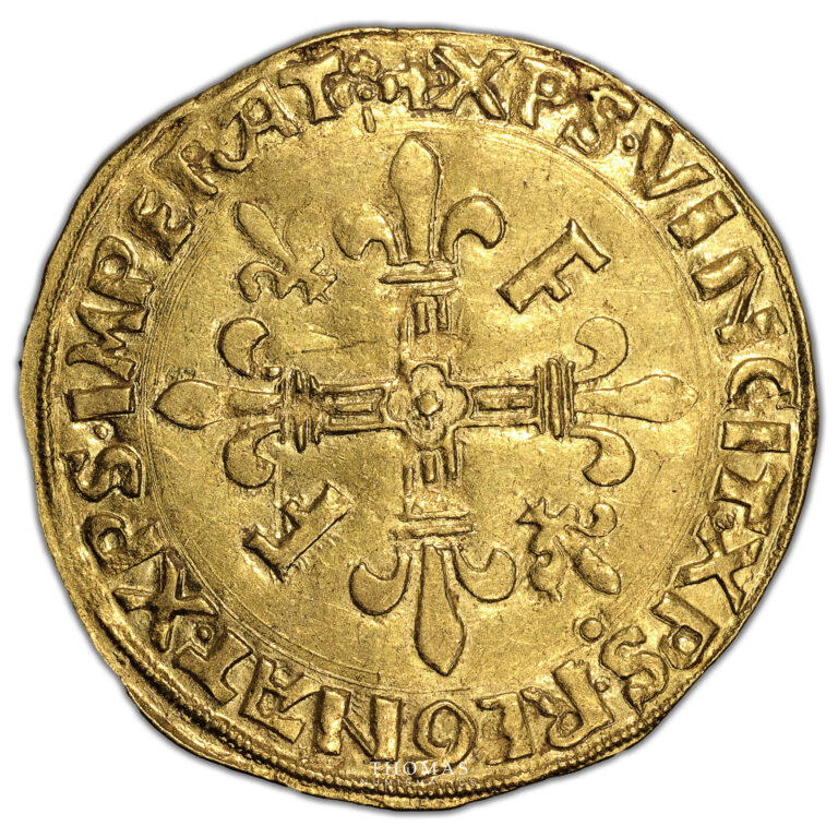 Coin France - François Ier - Gold - Écu d'or au Soleil reverse