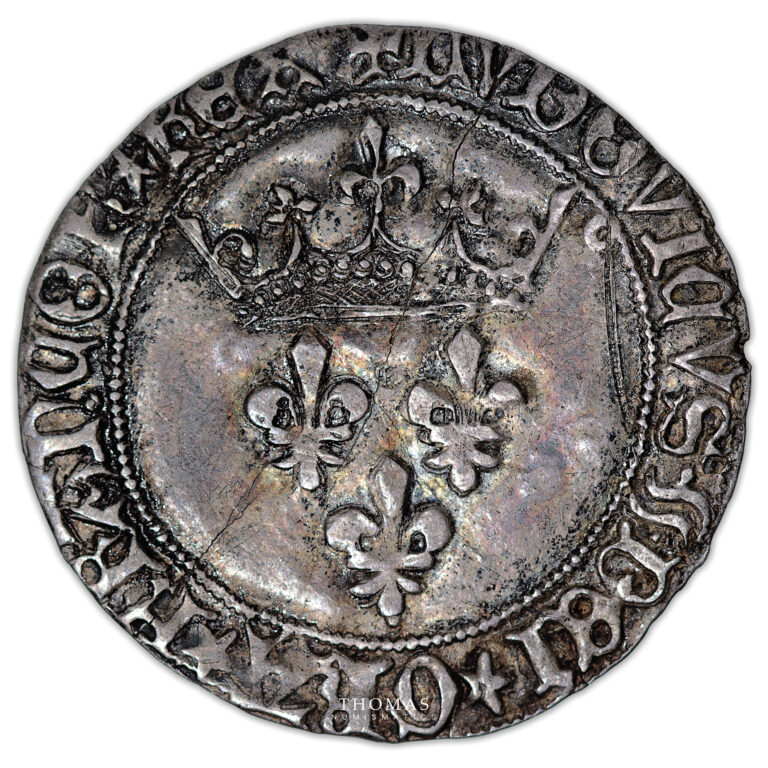 Coin France - Louis XI - Gros de Roi - 1461 - Toulouse obverse