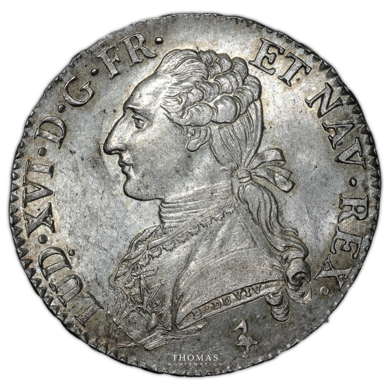 Coin France - Louis XVI – 1/2 Ecu aux branches d’olivier – 1783 A Paris obverse