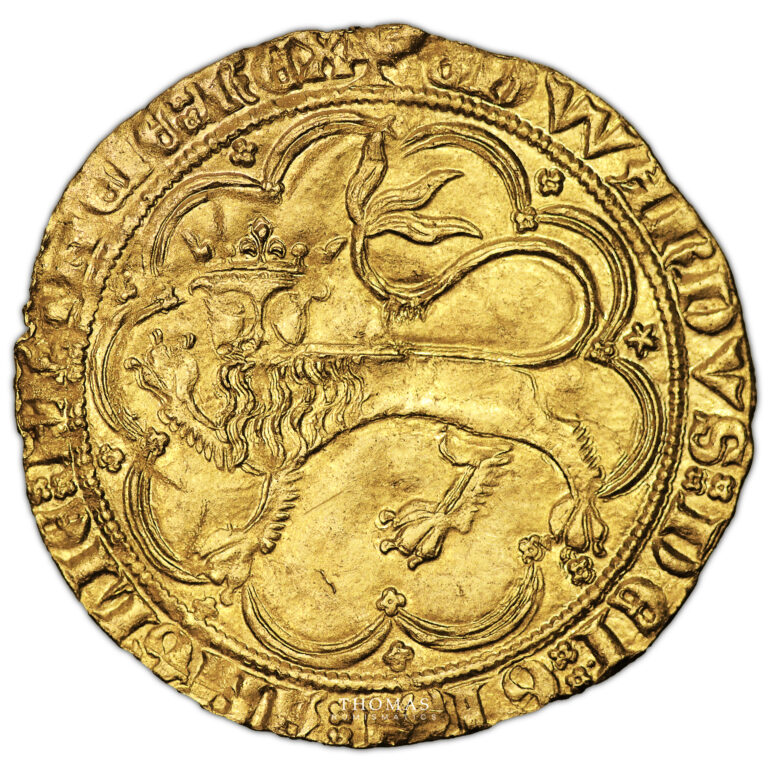 Edouard III - Léopard d'or - Duché d'Aquitaine - 1355-1362 - Avers