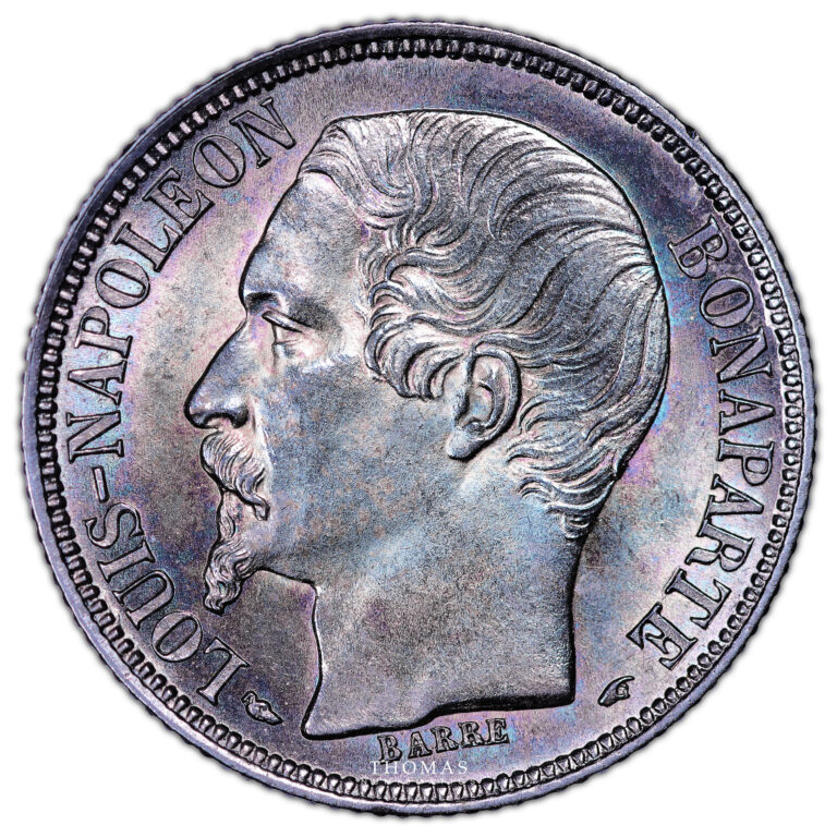 Monnaie France - Louis Napoléon - 1 franc 1852 A Paris-Avers