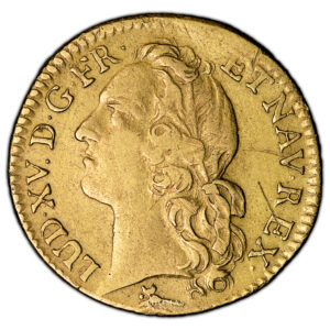 Coin - France - Louis XV - Louis d'or au Bandeau - 1741 X Amiens obverse