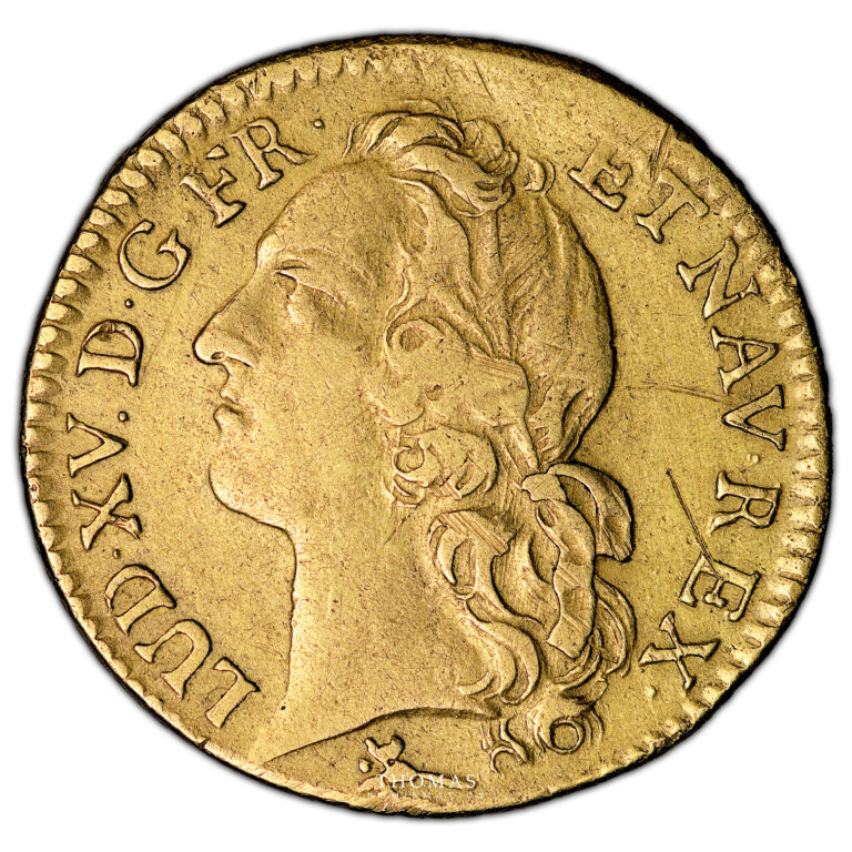 Coin - France - Louis XV - Louis d'or au Bandeau - 1741 X Amiens obverse