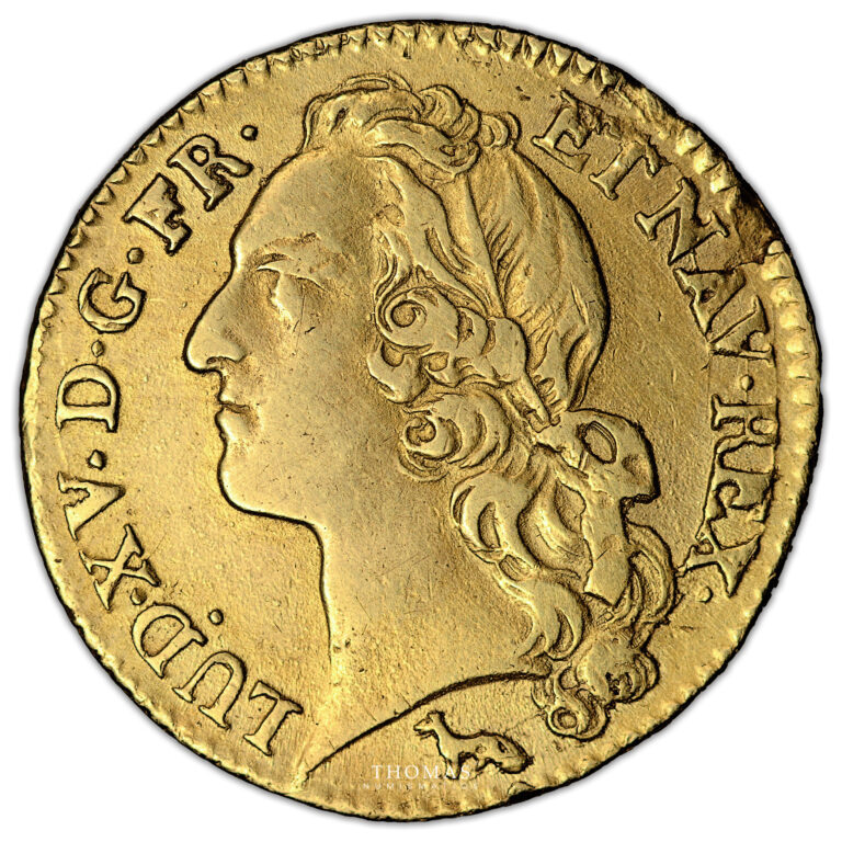 Monnaie France - Louis XV - Louis d'or au Bandeau - 1753 A Paris-Avers