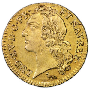 Monnaie France - Louis XV - Louis d'or au bandeau - 1753 A Paris-Avers