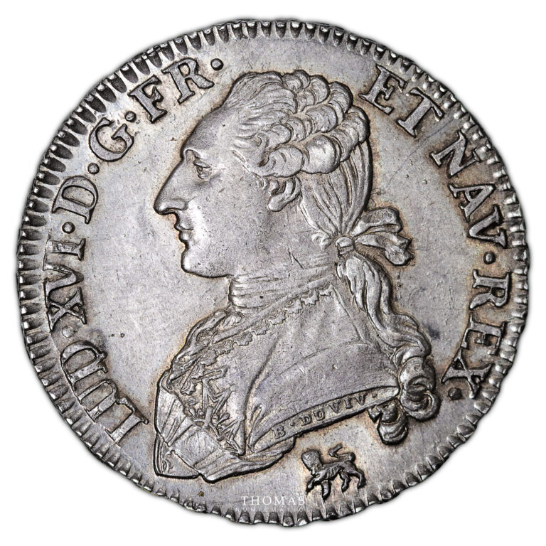 Coin France - Louis XVI - 1/2 Ecu aux branches d'olivier - 1791 A Dot Paris obverse