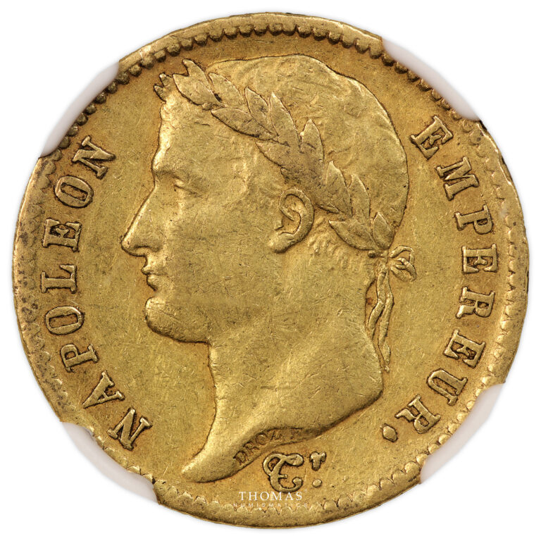 Monnaie France - Napoléon Ier - 20 Francs or - 1811 A Paris - Rive d'Or Collection-Avers