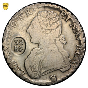 Monnaie - Louis XVI - Écu aux branches d'olivier - 1790 I Limoges - 39 Batzen - PCGS VF 20-Avers