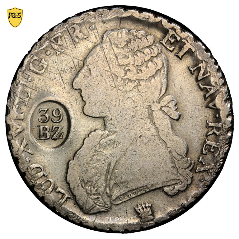 Monnaie - Louis XVI - Écu aux branches d'olivier - 1790 I Limoges - 39 Batzen - PCGS VF 20-Avers