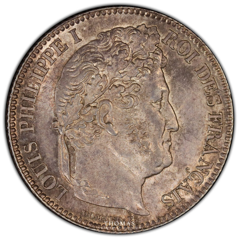 Coin France - 1 franc Louis Philippe 1847 A Paris - PCGS MS 63 obverse