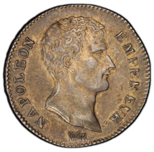 1 franc Napoléon I AN 13 A PCGS AU 53 avers