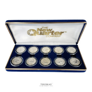 Set collectors - quarters 1964 D Denver - Binion Hoard - Silver obverse