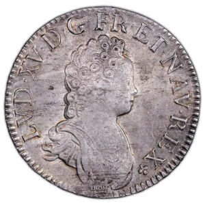 Coin France - Louis XVI- Écu Vertugadin - 1716 A Paris - Flan neuf - Treasure of mill of Luzarches obverse