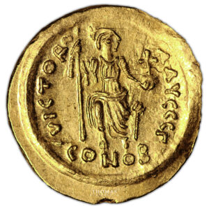 Monnaie Byzantine - Justin II - Solidus Or - 565-578-Revers