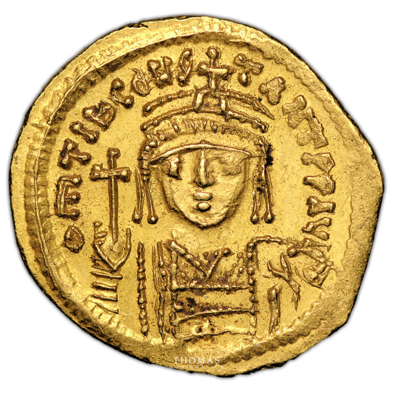 Monnaie Byzantine - Solidus Or - Tibère Constantin - 578-582-Avers