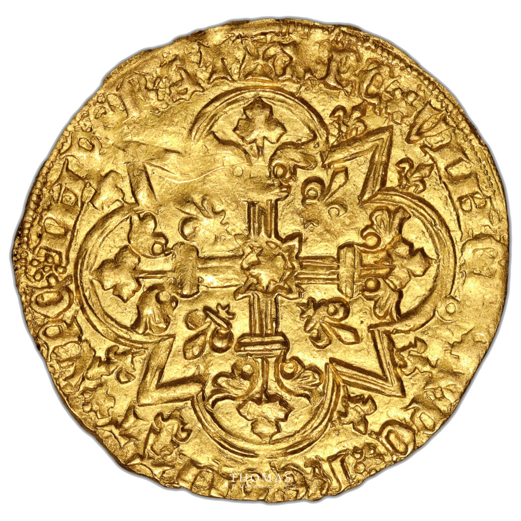 Coin - France Charles VI - Gold Agnel d'or - la Rochelle Treasure Hoard ...