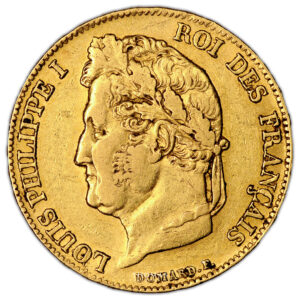 Gold - 20 Francs or - 1840 W Lille Caducée - 4 508 Examples obverse