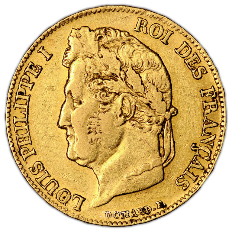 Monnaie France - Louis Philippe - 20 Francs or - 1840 W Lille Caducée - 4 550 Exemplaires-Avers