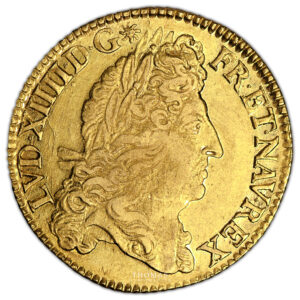 Coin France - Louis XIV - Gold - Double Louis d'or à l'Écu - 1690 A Paris obverse