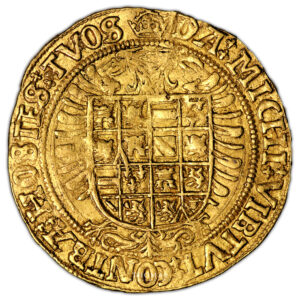 Coin - Gold Real - Brabant - Charles the Fifth- Pedigree Davis and Clark reverse