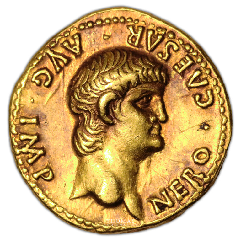 Monnaie Romaine - Néron Aureus Or - Rome-Avers