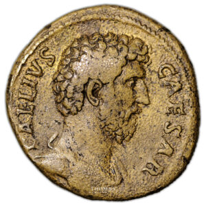 Sestertius Aelius Caesar  - Pedigree Frank Artwell obverse