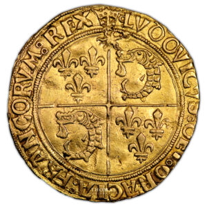 Coin France - Louis XII - Ecu d'or  au soleil du dauphiné - Crémieu obverse