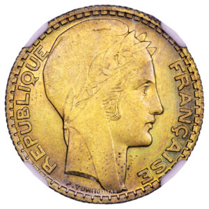 essai - 5 Francs Turin 1929 – Bronze Aluminium - NGC MS 65 obverse