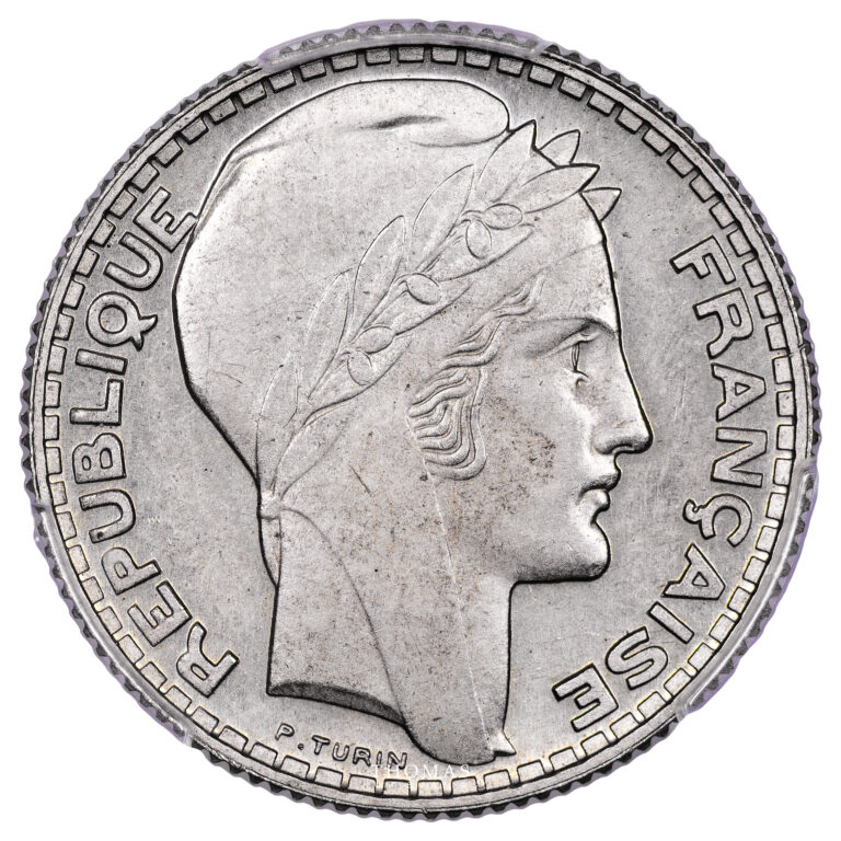 Monnaie France Essai - 5 Francs Turin 1933 – Cupro Nickel - PCGS SP 64-Revers