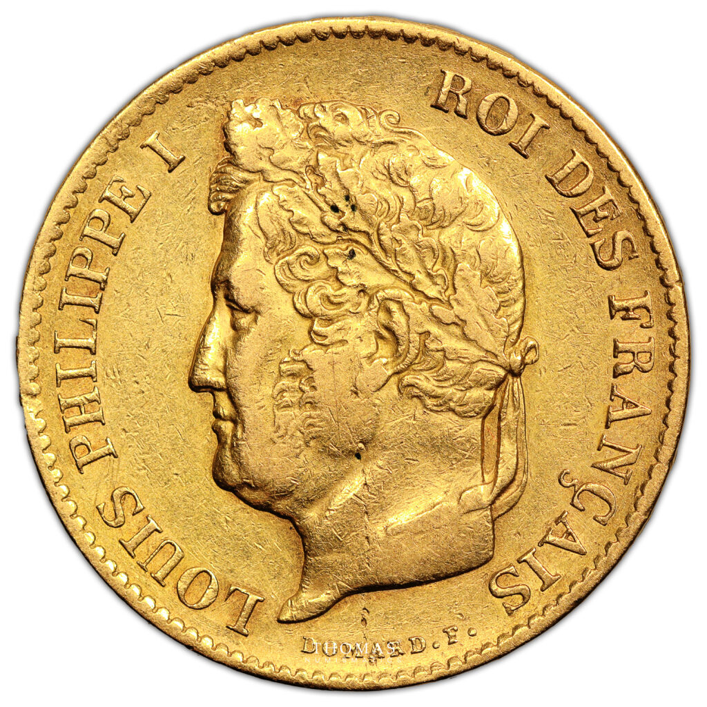 Coin France - Louis Philippe I - Gold - 40 Francs Or - 1833 A Paris ...