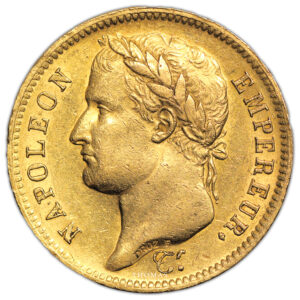 Coin France Napoléon Ier - 40 Francs Or - 1811 A Paris obverse