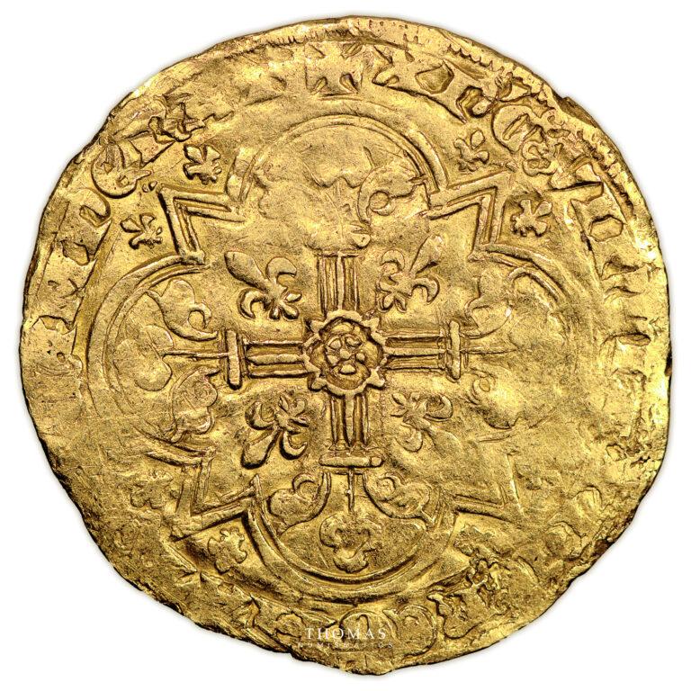 Coin France - Jean II Le Bon - Gold - Mouton d'or reverse