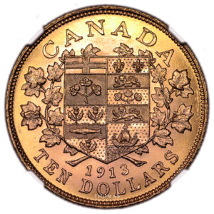 Coin Canada - George V - 10 dollars gold canada bank of canada reverse