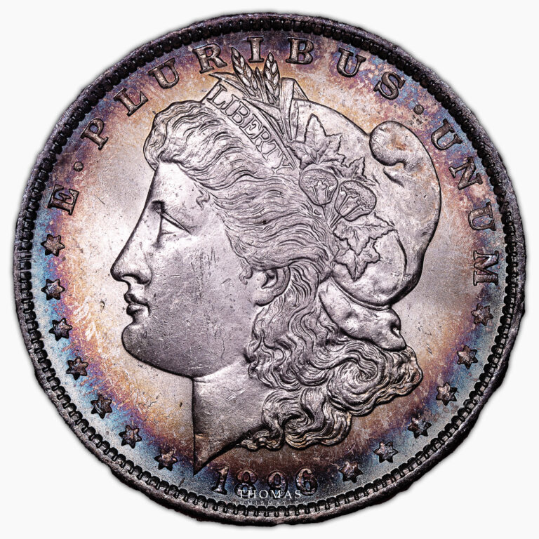 Coin United-States – 1 Dollar Morgan 1896 – MS 65 – Paramount – The Redfield collection obverse