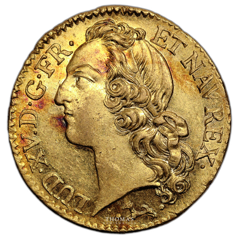 Monnaie France - Louis XV - Louis d'or au bandeau - 1741 L Bayonne-Avers