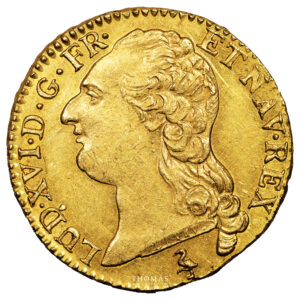 Monnaie France - Louis XVI - Louis d'or à la tête nue - 1786 A Paris-Avers2