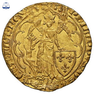 Monnaie France - Philippe VI - Ange d'or - NGC MS 62 - Trésor de Pontivy avers