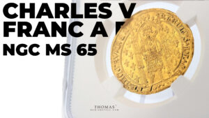Monnaie France – Charles V – Franc a pied or -Cover