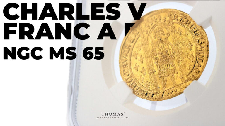 Monnaie France – Charles V – Franc a pied or -Cover