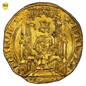 Coin France - Philippe VI - Gold -  Double d'or - PCGS MS 63 obverse