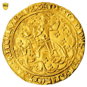 Coin France - Philippe VI - Gold - Florin Georges - 2ème émission 1346 - Montreuil Bonnin - PCGS MS 63 obverse