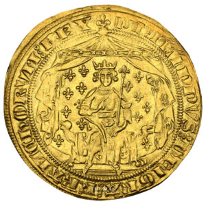 Coin France - Philippe VI - Gold - Pavillon d'or obverse