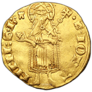 Coin France - Charles V - Gold Florin Or - Dauphin du Viennois obverse
