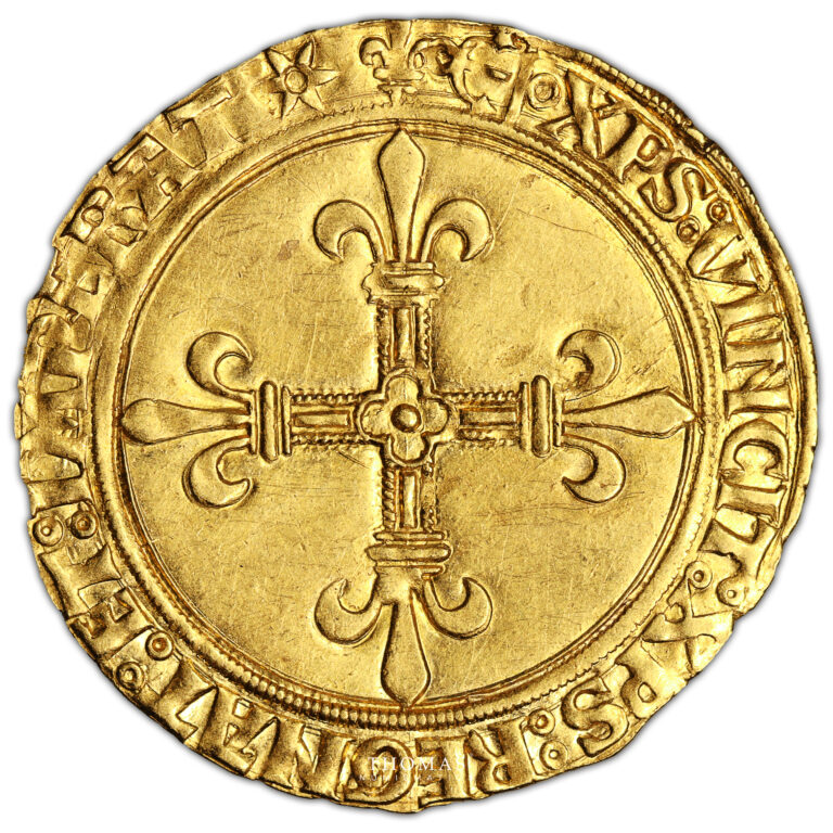 Coin France - Charles VIII - Gold - Écu d'or au soleil reverse