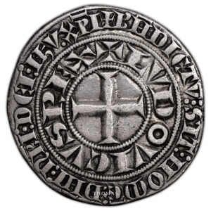 Monnaie France - Louis IX Saint Louis - Gros Tournois - Étoile-Revers