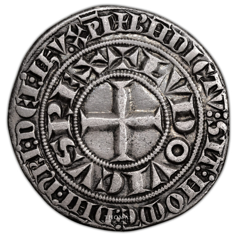 Monnaie France - Louis IX Saint Louis - Gros Tournois - Étoile-Revers