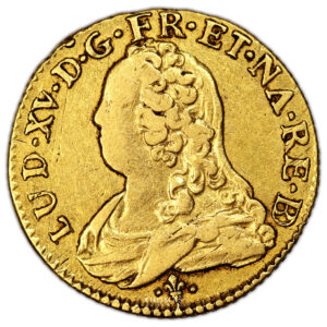 Monnaie France - Louis XV - Louis d'or aux Lunettes - 1726 Pau-Avers