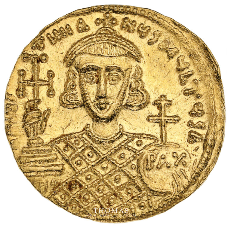 Solidus or Justinien II revers